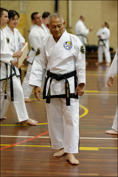 First Tae Kwon Do Master Vernon Low, February 2020, Perth