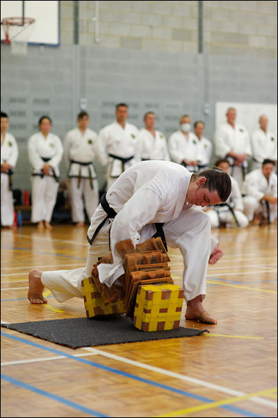 First Tae Kwon Do punch, February 2022, Perth
