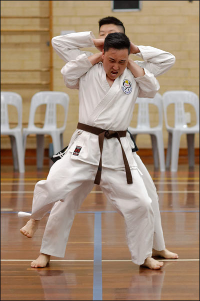 First Tae Kwon Do self-defence, September 2022, Perth