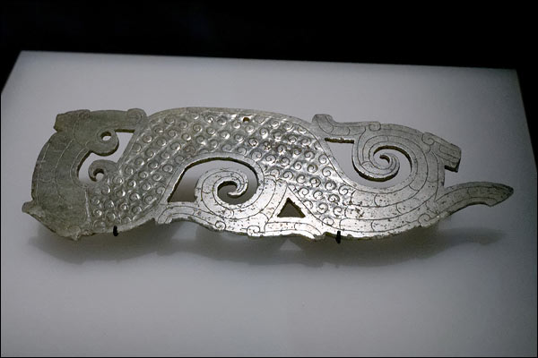 Ancient Chinese jade dragon pendant, July 2025, Perth