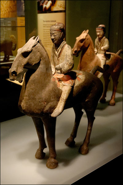 Ancient Chinese terracotta cavalry statues, July 2025, Perth