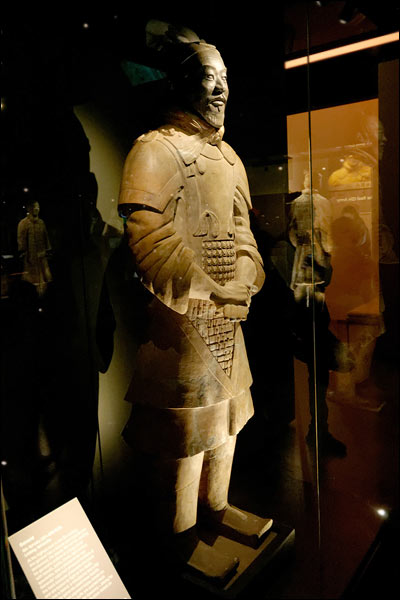 Ancient Chinese terracotta general statue, July 2025, Perth