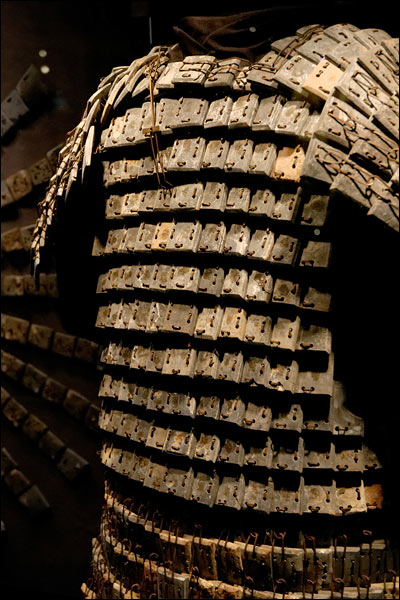 Ancient Chinese stone armour, July 2025, Perth