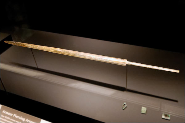 Ancient Chinese bronze two-handed sword, July 2025, Perth
