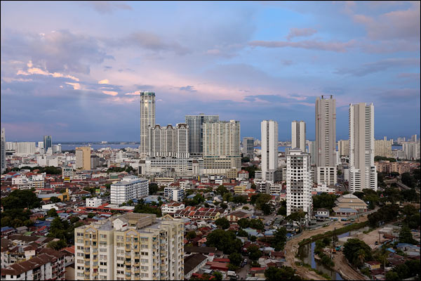 Penang cityscape, October 2025, Malaysia