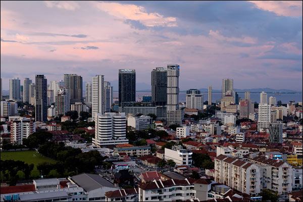 Penang cityscape, October 2025, Malaysia