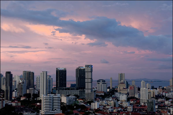 Penang cityscape, October 2025, Malaysia