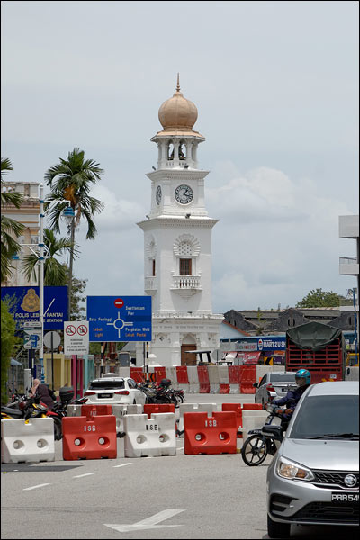 Clock tower in Penang, October 2025, Malaysia