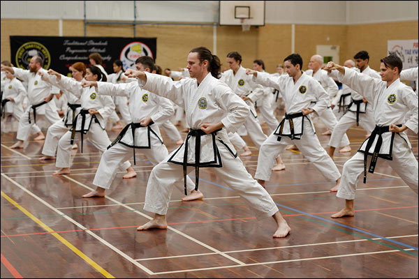 First Tae Kwon Do pattern, September 2023, Perth