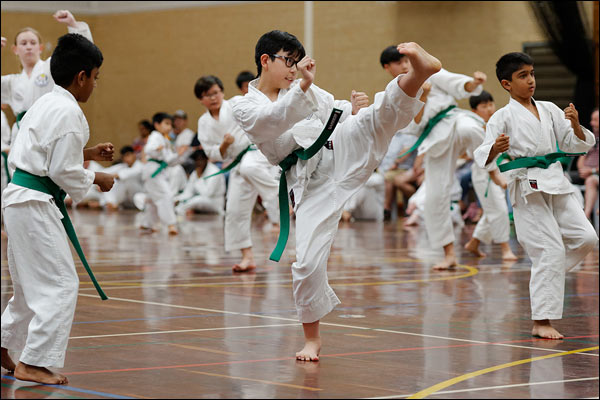 First Tae Kwon Do side kick, December 2023, Perth
