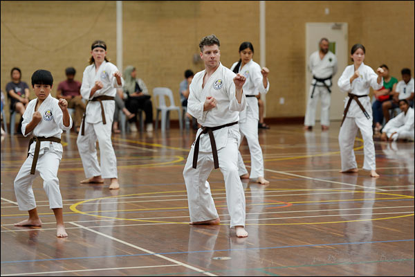First Tae Kwon Do pattern, December 2023, Perth