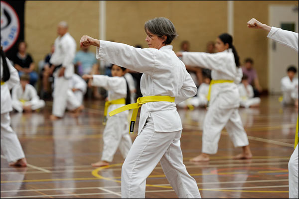 First Tae Kwon Do pattern, March 2024, Perth