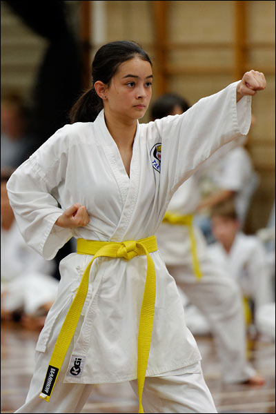 First Tae Kwon Do pattern, March 2024, Perth