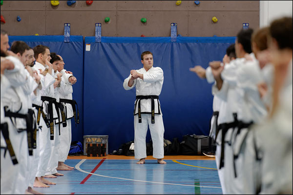 First Tae Kwon Do stretching, May 2024, Perth