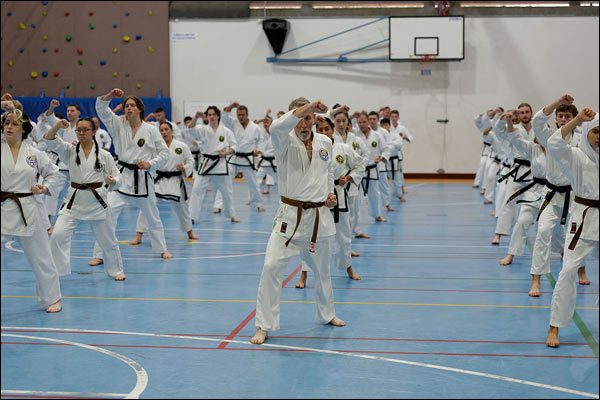 First Tae Kwon Do upper-section block, May 2024, Perth